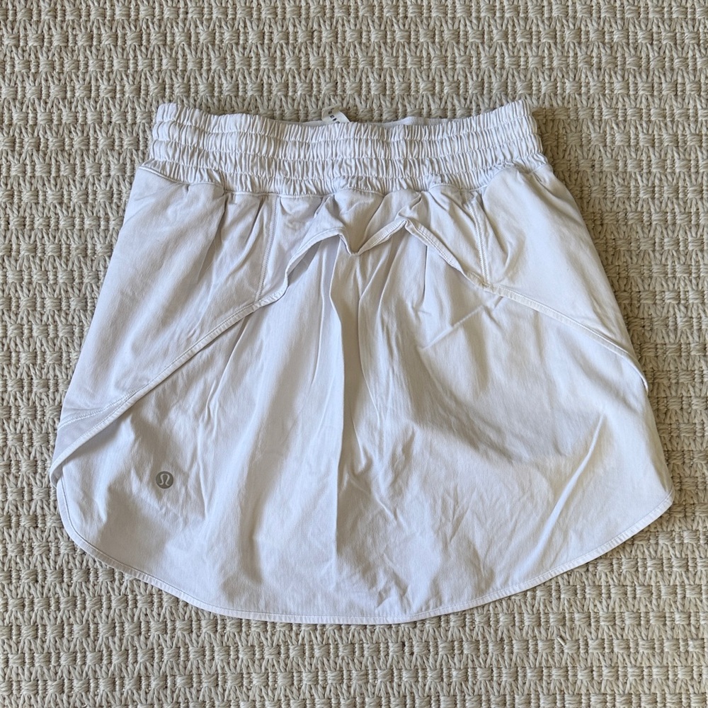 Lululemon White Athletic Skirt